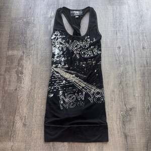 B&B Couture New York Graphic Tank Dress Size XL